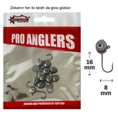 Captain 6420 Jighead Glow Eye 2gr Zoka (10'lu Paket) - 1