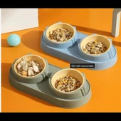 Mikopet Çift Bölmeli Mama ve Su Kabı - 5