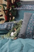 Folk Art Tek Kişilik Nevresim Takımı Erna Petrol - 2