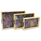 3 BOY AHŞAP TEPSİ DESENLİ ZEMİN 16X26 - 21X31 - 24X34CM (5232) - 1
