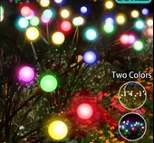 SOLAR 8 TOP ÇOK RENKLİ ATEŞ BÖCEĞİ LED BAHÇE AYDINLATMA SOLAR RGB BAHÇE SÜSÜ - 3