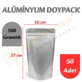Alüminyum Kilitli Doypack 16x27x8 cm (50 Adet) thumbnail 1