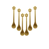 6 PCS   MİNİ   BAMBU AHŞAP KAŞIK   14.5CM (5232) - 1