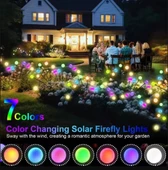 SOLAR 8 TOP ÇOK RENKLİ ATEŞ BÖCEĞİ LED BAHÇE AYDINLATMA SOLAR RGB BAHÇE SÜSÜ - 7