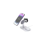 3 in 1 Kablosuz Wireless Hizli Şarj Standi 15W Siyah - 4