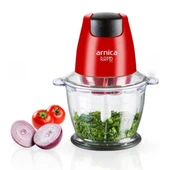 Arnica Rapid Plus Kırmızı GH21132 Mini 500 W Doğrayıcı - 1