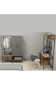 Lagomood Modulago Maxi Otel Mobilya Takımı Antrasit Ceviz - 3