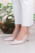 Fort 129-1122 Fls Rugan Önü Kapalı Arkası Açık Topuklu Kadın Ayakkabı thumbnail 9
