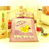 Clasy Bebek Nevresim Takımı Duck Lila - 1