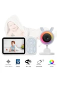 Bebek Kamerası Kumandalı Monitörlü Konuşma Özellikli Işıklı Gece Görüslü Hatırlatıcılı Kamera - 1