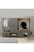 Lagomood Modulago Maxi Otel Mobilya Takımı Antrasit Ceviz - 4