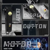 Kemei KM-2372 Profesyonel Saç Kesme Düzeltici Berber Makinası - 2