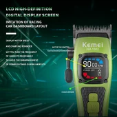 Kemei KM-1862 9000RPM Elektrikli Saç Kesme Makinesi - 2