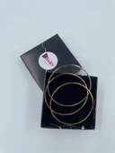 Xbaby Silver,Gold,Rose Gold Renkli 3 Lü Yassı Ajda Bileklik thumbnail 1