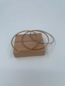 Xbaby Silver,Gold,Rose Gold Renkli 3 Lü Yassı Ajda Bileklik thumbnail 2