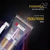 WMARK NG-2045 yüksek hızlı profesyonel şarj edilebilir saç kesme makinesi - 2
