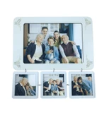 Vintage 3+1 Kolaj Çoklu Fotoğraf Çerçevesi 26,5x26,5 cm HK5019 thumbnail 1