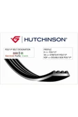 Hutchinson Hutchınson 4pk725 725 K 4 Kanallı Kayış Dacıa Logan-sandero 1.6 10-12 -nıssan Mıcra 1.0i-1. thumbnail 1