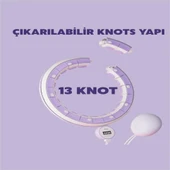 Smart LCD Ekranlı Masajlı Hulahop Ayarlanabilir Ağırlıklı Egzersiz Çemberi - 6