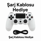 Yeni Nesil PS4 Kolu  Kablosuz, Şarj Edilebilir, Ergonomik  Titremeli  Dayanıklı Oyun Dostu - 5