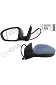 GVA Dış Dikiz Aynası Sol Megane Iv 15 Elektrikli Isıtmalı Sinyalli Astarlı Asferik Vm-6142ehpal thumbnail 1