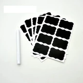 24 Adet Çok Amaçlı Kalemli Etiket - Baharat Etiketi Silinebilir Kolay Yapışkanlı thumbnail 4