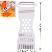 Rende Soyacak 5 Fonksiyonlu Sebze Meyve Soyucu Patates Havuç Salatalık Zencefil Doğrayıcı thumbnail 3