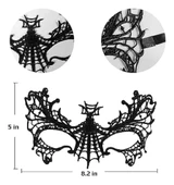 Siyah Renk Dantelli Parti B Maskesi No 15 thumbnail 2