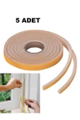 5 Adet Kapı Pencere Isı Yalıtım Süngeri Yapışkanlı Pencere Rüzgar Bandı 18MM x 2,5 MT thumbnail 3