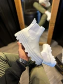 Yüksek Taban Chelsea Bot Beyaz - 1