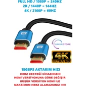4K HDMI Kablo Premium Gaming Sinema Tv Uydu Uyumlu - 2
