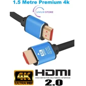 4K HDMI Kablo Premium Gaming Sinema Tv Uydu Uyumlu - 1