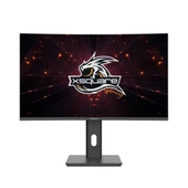 Dexim 27" FHD 180Hz 1ms (HDMI+DP) Freesync Adaptive Sync Curved VA Gaming Pivot Monitör DMT007 - 1