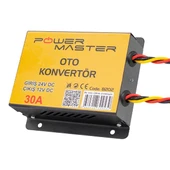 Powermaster PM-8202 24V Dc / 12V Dc 30 Amper Oto Konvertör thumbnail 1