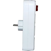 Mutlusan 3'lü Anahtarlı Düz Tip Topraklı Fiş Priz - 3