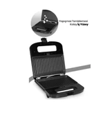 Fast 750 Watt Isınmaya Dayanıklı Mini Tost ve Izgara Makinesi thumbnail 2