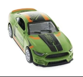 Die Cast Çek Bırak Metal Yeşil Yarış Arabası - 1