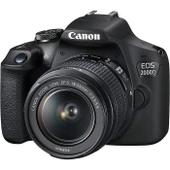 Canon EOS 2000D + 18-55mm + 75-300mm DSLR Fotoğraf Makinesi - 3