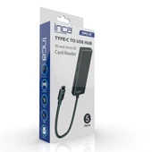 INCA ITPC-5T 4port Type-C Kart Okuyucu USB Çoklayıcı Hub thumbnail 5
