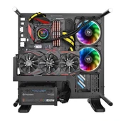 THERMALTAKE 280MM FLOE RIING PLUS CL-W167-PL14SW-A RGB AM4-2066P SIVI SOĞUTMALI İŞLEMCİ FANI thumbnail 2