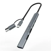 INCA IUTP-06T 5port USB 3.0 TYPEC Çoklayıcı Hub - 1