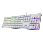 GAMEBOOSTER G24W Enigma Rainbow Aydınlatmalı Red Switch Mekanik Beyaz Oyun Klavyesi thumbnail 2