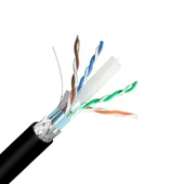 INCA CAT6 S/FTP 23AWG Siyah 500m Makara Outdoor Makaralı LSZH Kablo 0.50mm ICAT6-500AG - 2