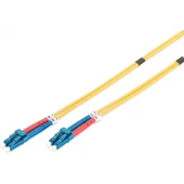 DIGITUS 1m SM LC-LC 9/125µ LSZH Duplex Fiber Optik Patch Kablo - 1