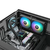 THERMALTAKE 240MM LAS240-S CL-W461-PL12SW-A AM5-1851P ARGB LED GÖSTERGELİ SIVI SOĞUTMALI İŞLEMCİ FANI thumbnail 5