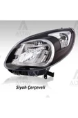 AYFAR Komple Far Sol Motorlu [ Renault Kangoo 13 - Siyah Çerçeveli ] Uyumlu - 1