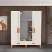 EVİMŞAH GARDIROP 4 KAPILI OSLO AYNALI DOLAP - 2