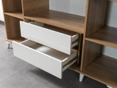 EVİMŞAH GARDIROP COUNTRY 4 KAPAKLI İNCİ AYNALI MEMBRAN DOLAP - 4