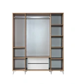 EVİMŞAH GARDIROP COUNTRY 4 KAPAKLI İNCİ AYNALI MEMBRAN DOLAP - 3