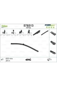 VALEO Silecek Süpürgesi Ön 65cm X1 Muz Tipi Hydroconnect Çoklu Bağlantılı Üniversal Hf65 - 1